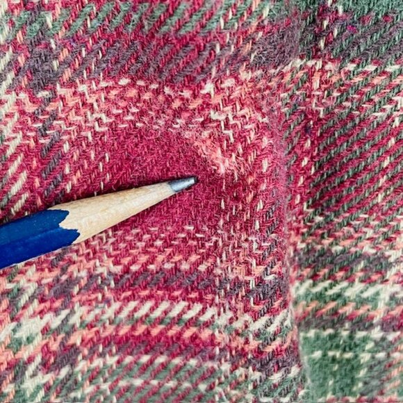 Orvis Big Bear Flannel Shacket Sz XXL Red Green Plaid Gorpcore Lumberjack Grunge - Picture 8 of 8